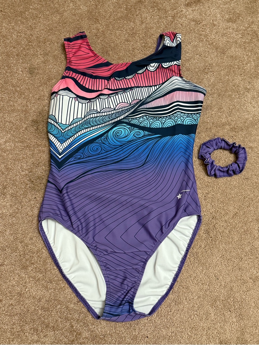 Girls Destira Gymnastics Leotard Youth Size L